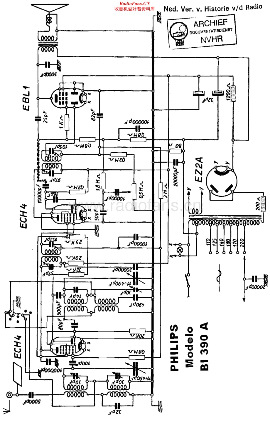 Philips_BI390A 维修电路原理图.pdf_第1页