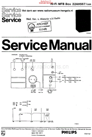 Philips_22AH567 维修电路原理图.pdf