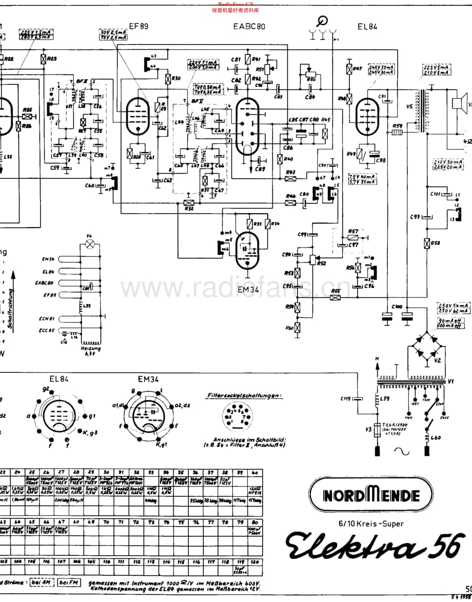 Nordmende_Elektra56维修电路原理图.pdf_第2页
