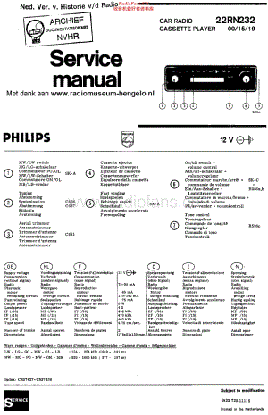 Philips_22RN232 维修电路原理图.pdf