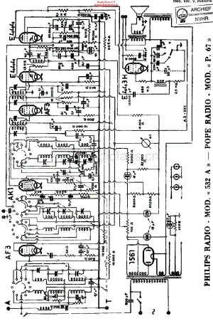 Philips_532A 维修电路原理图.pdf