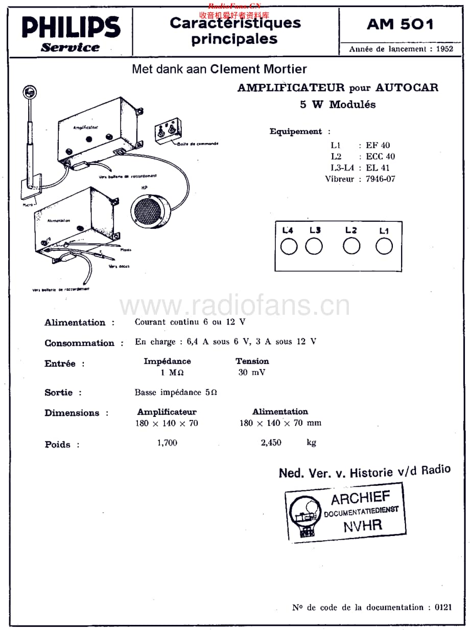 Philips_AM501 维修电路原理图.pdf_第1页
