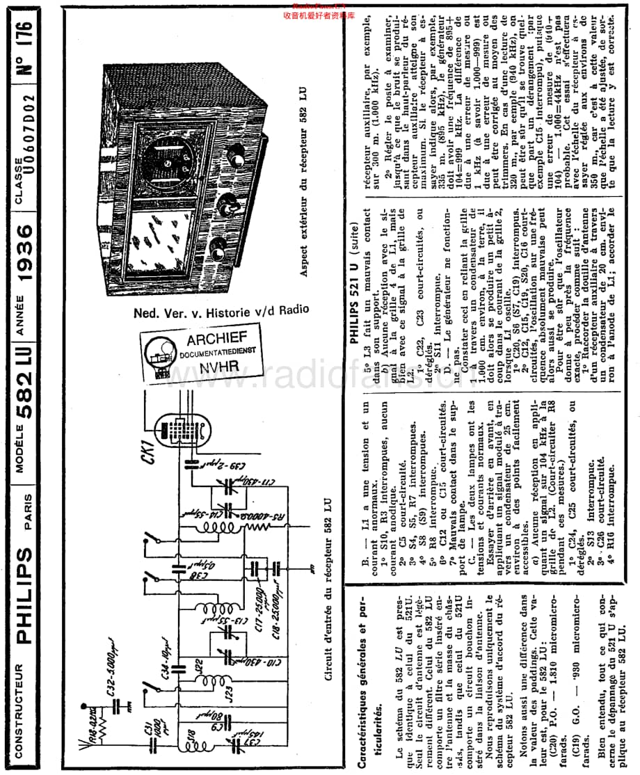 Philips_582U 维修电路原理图.pdf_第1页