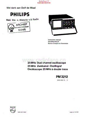 Philips_PM3212维修电路原理图.pdf