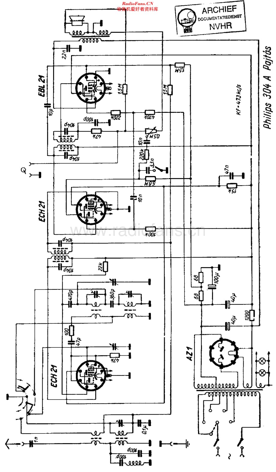 Philips_304AH 维修电路原理图.pdf_第1页