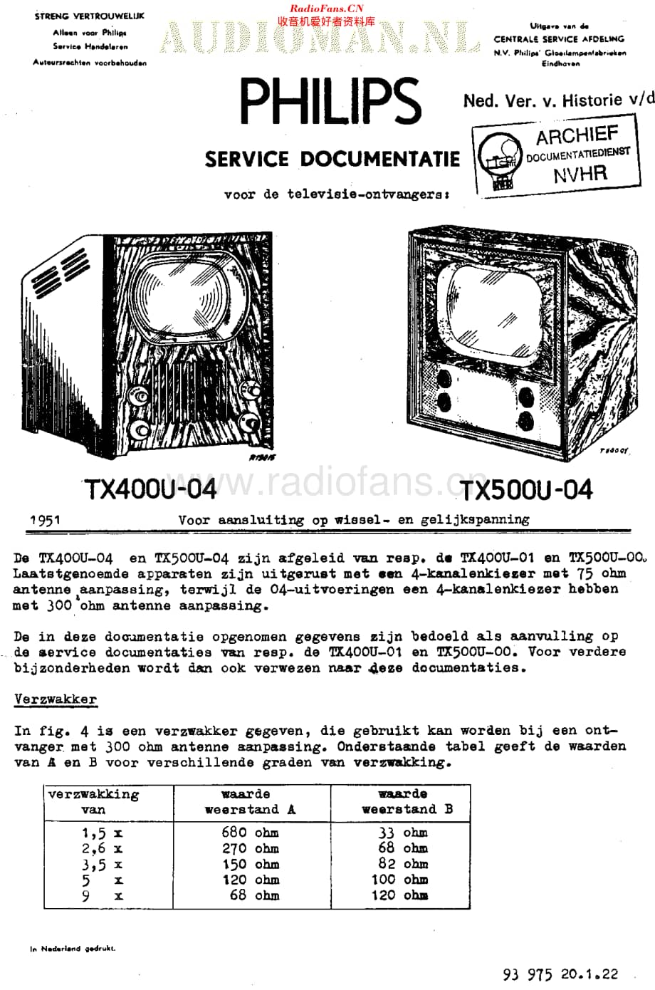 Philips_TX400U-04维修电路原理图.pdf_第1页