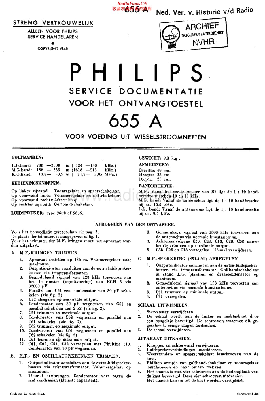 Philips_655A 维修电路原理图.pdf_第1页
