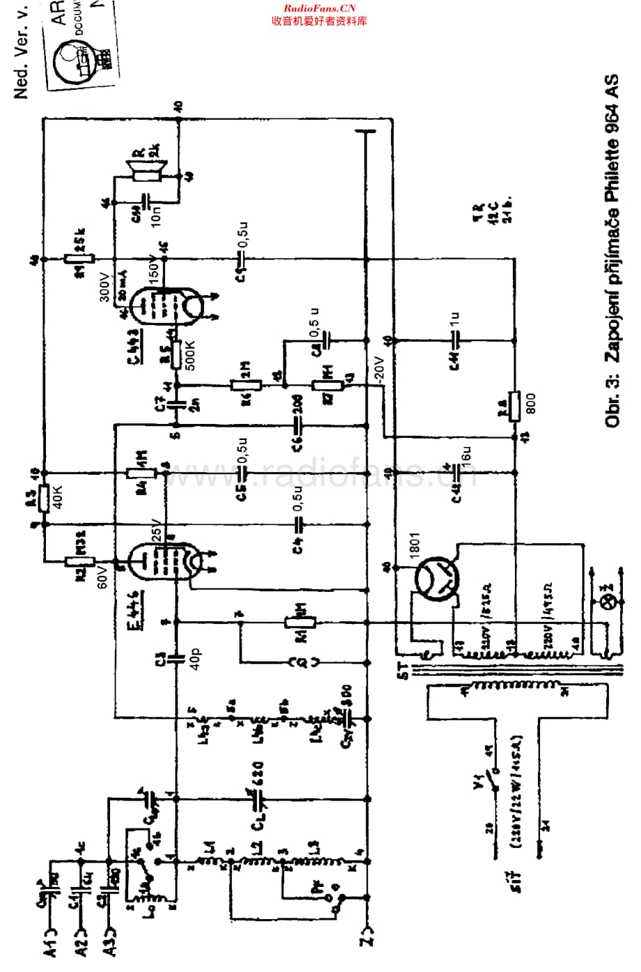 Philips_964AS 维修电路原理图.pdf_第1页