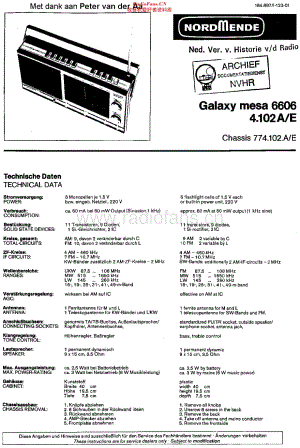 Nordmende_6606维修电路原理图.pdf