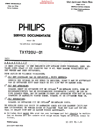 Philips_TX1720U维修电路原理图.pdf