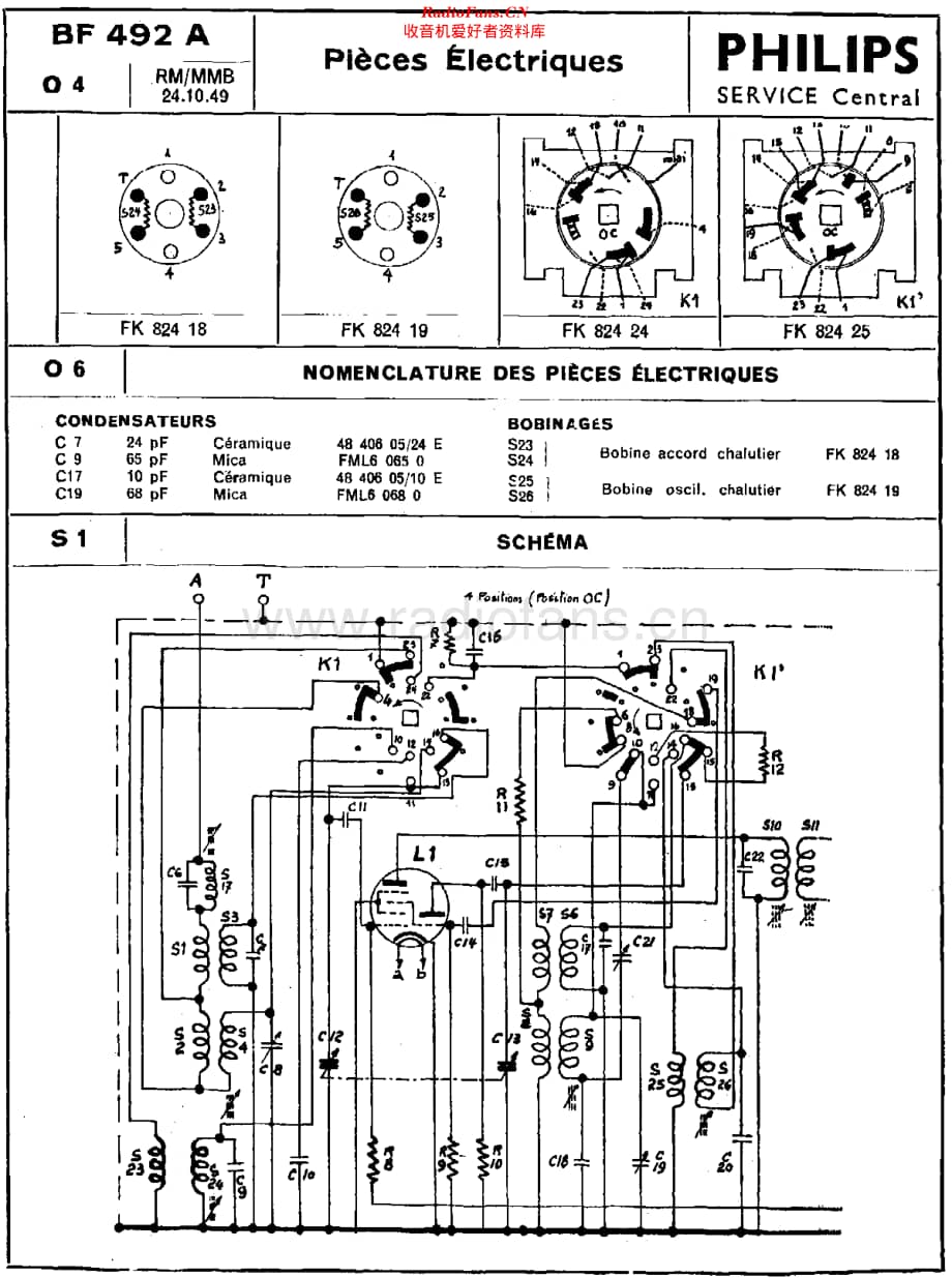Philips_BF492A 维修电路原理图.pdf_第2页
