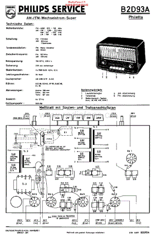 Philips_B2D93A 维修电路原理图.pdf