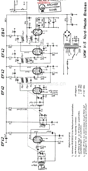 Nordmende_UKWV5维修电路原理图.pdf
