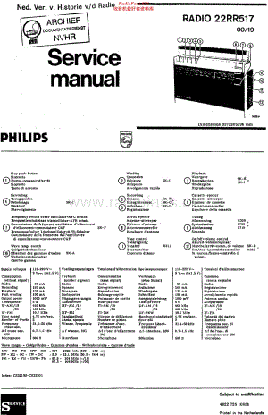 Philips_22RR517_rht 维修电路原理图.pdf