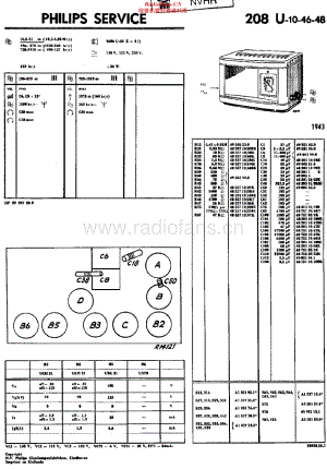Philips_208U-10-46-48 维修电路原理图.pdf