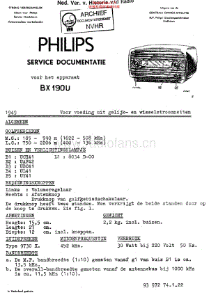 Philips_BX190U 维修电路原理图.pdf