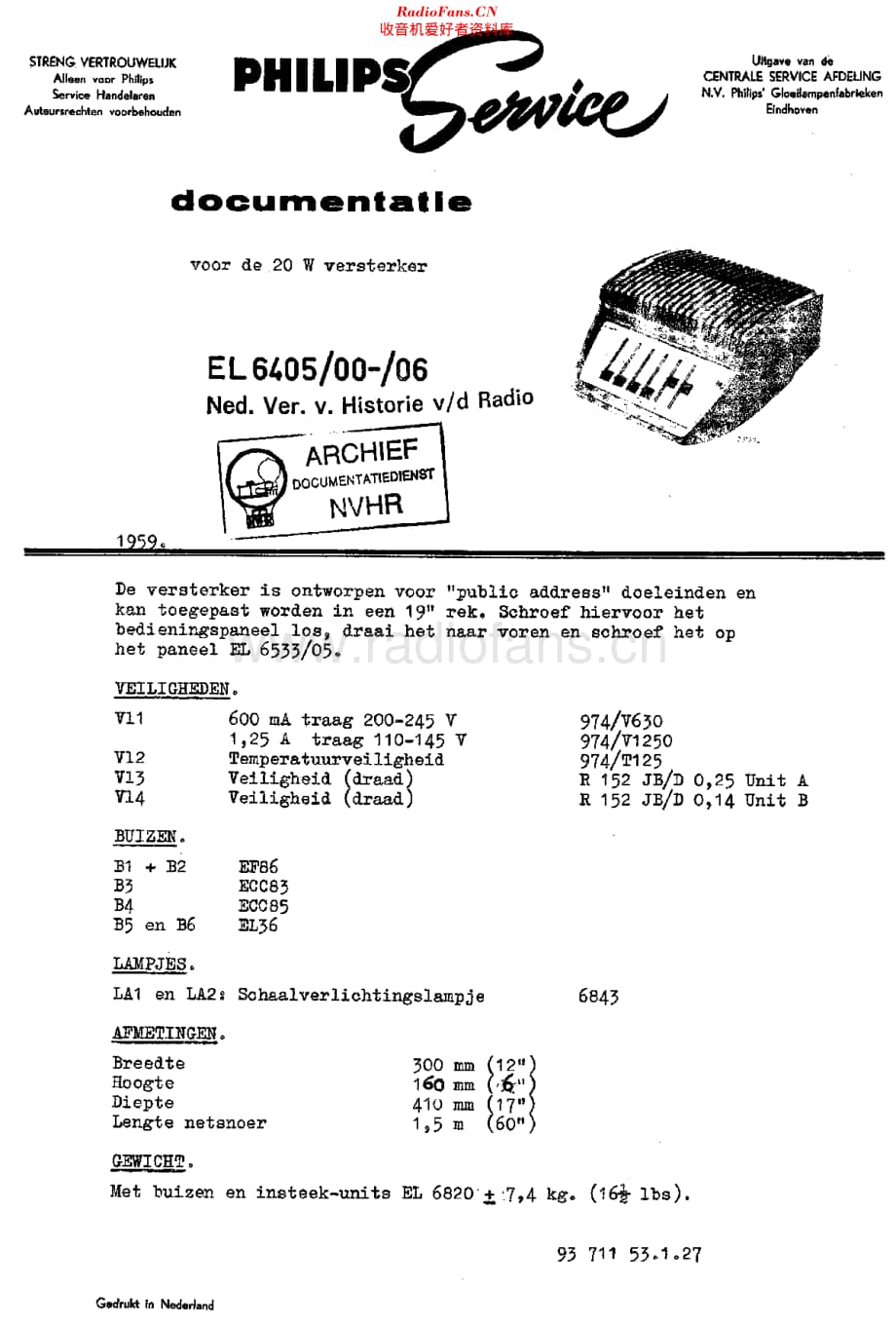 Philips_EL6405维修电路原理图.pdf_第1页