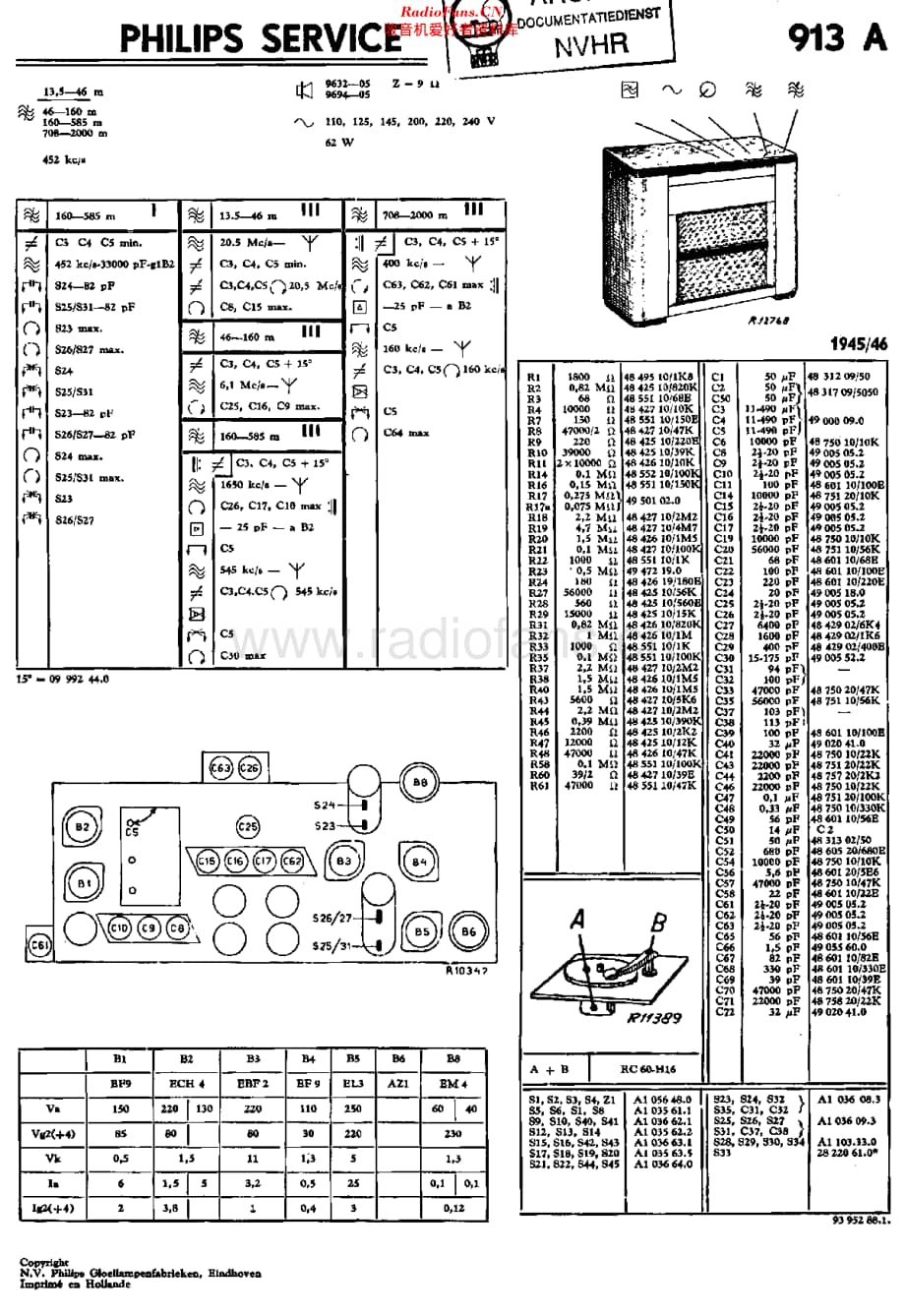 Philips_913A 维修电路原理图.pdf_第1页