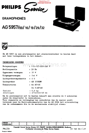 Philips_AG5957 维修电路原理图.pdf