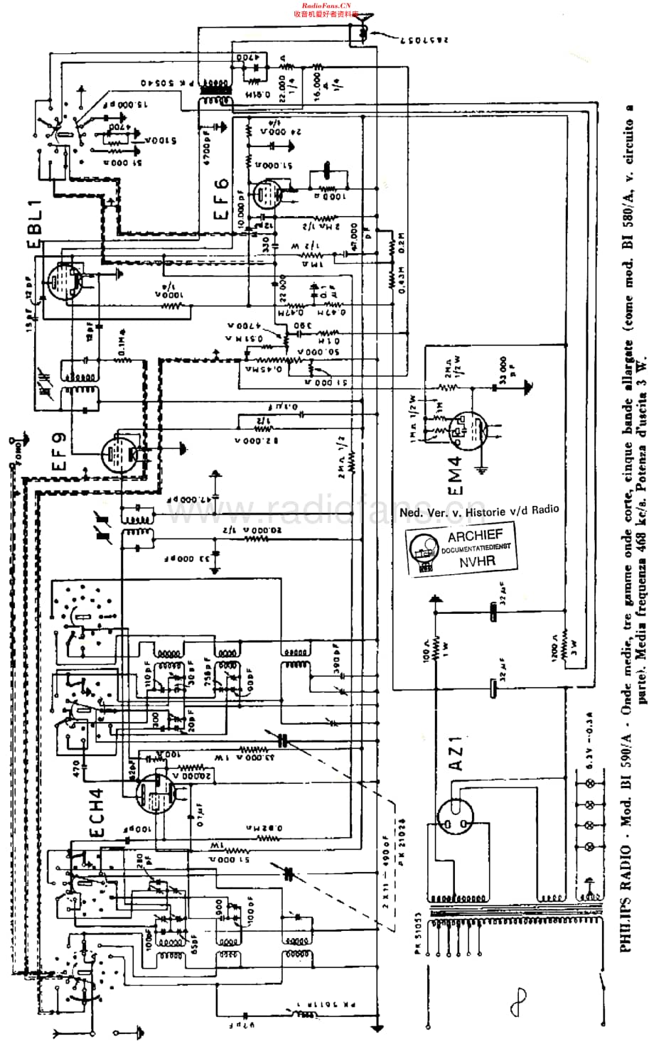 Philips_BI590A 维修电路原理图.pdf_第1页