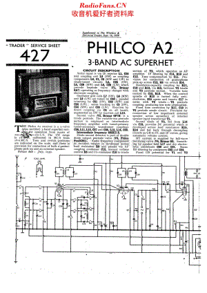 Philco_A2 维修电路原理图.pdf