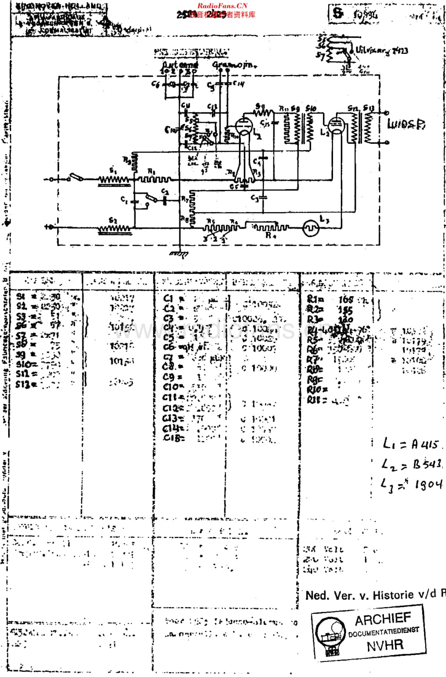 Philips_2523 维修电路原理图.pdf_第1页
