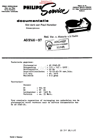 Philips_AG9146-97 维修电路原理图.pdf