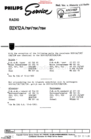 Philips_B2X12A-79 维修电路原理图.pdf