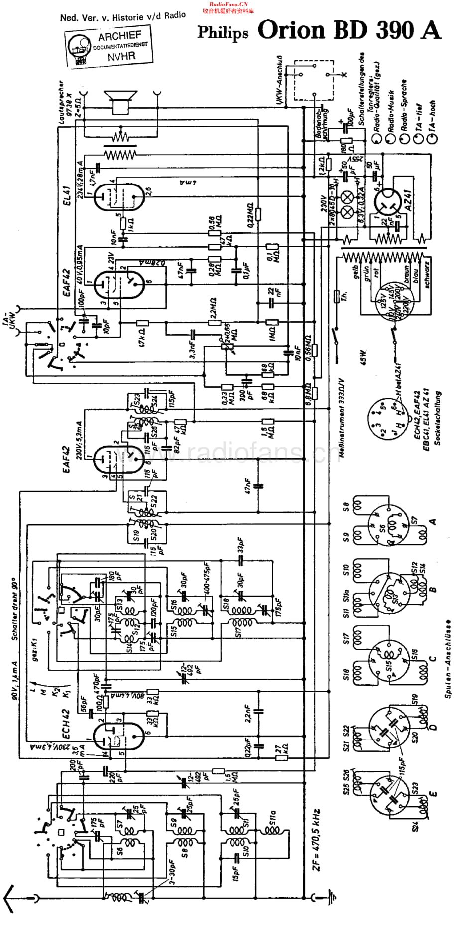Philips_BD390A 维修电路原理图.pdf_第1页
