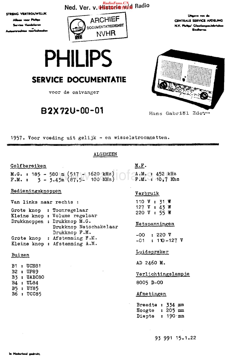 Philips_B2X72U 维修电路原理图.pdf_第1页