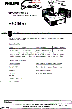 Philips_AG4116 维修电路原理图.pdf