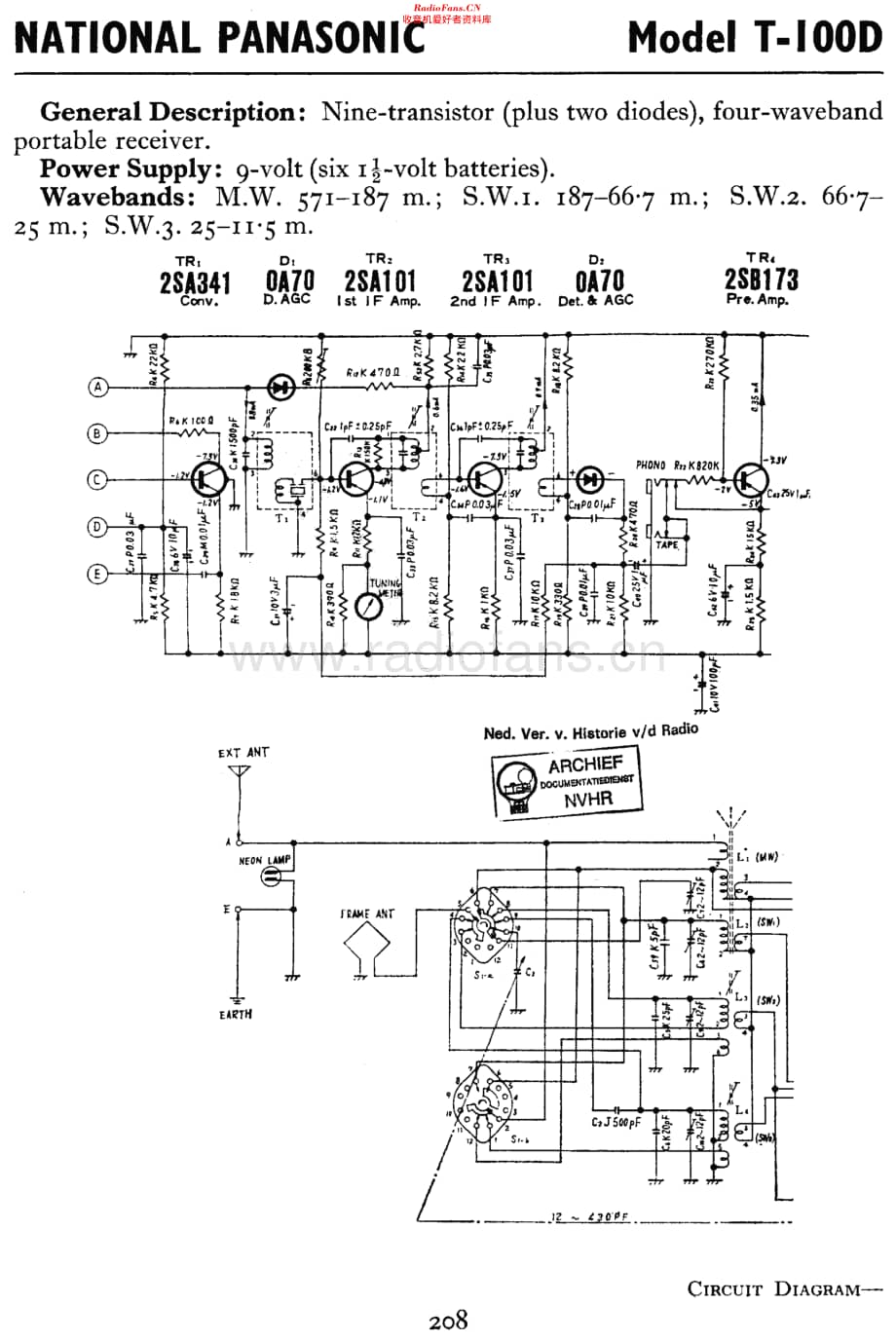 Panasonic_T100 维修电路原理图.pdf_第1页