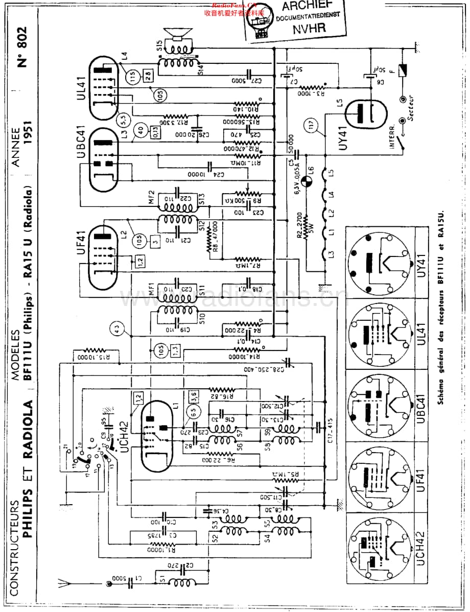 Philips_BF111U 维修电路原理图.pdf_第1页