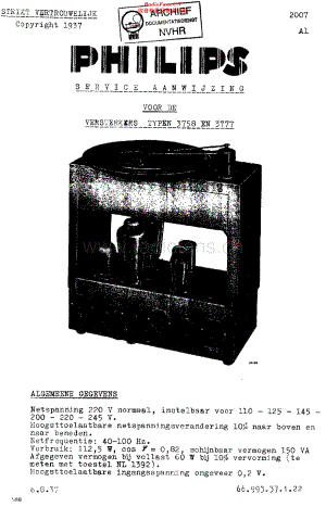 Philips_3758 维修电路原理图.pdf