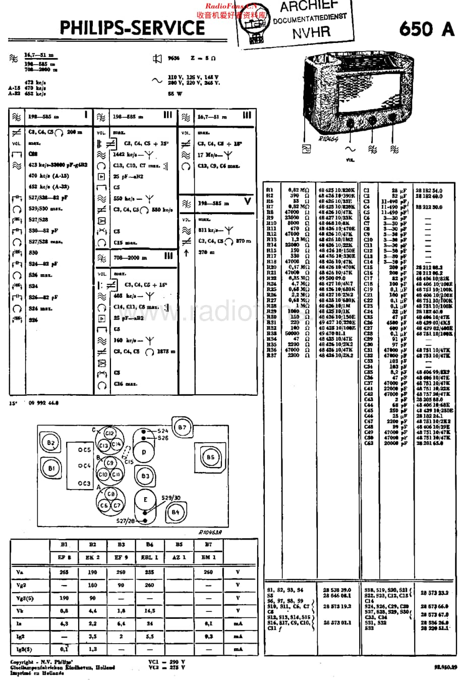 Philips_650A 维修电路原理图.pdf_第2页