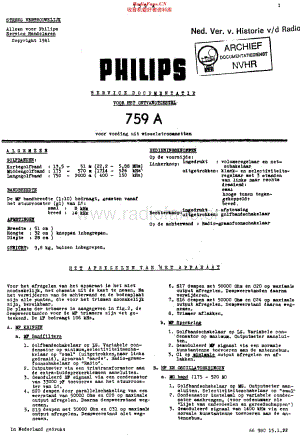 Philips_759A 维修电路原理图.pdf