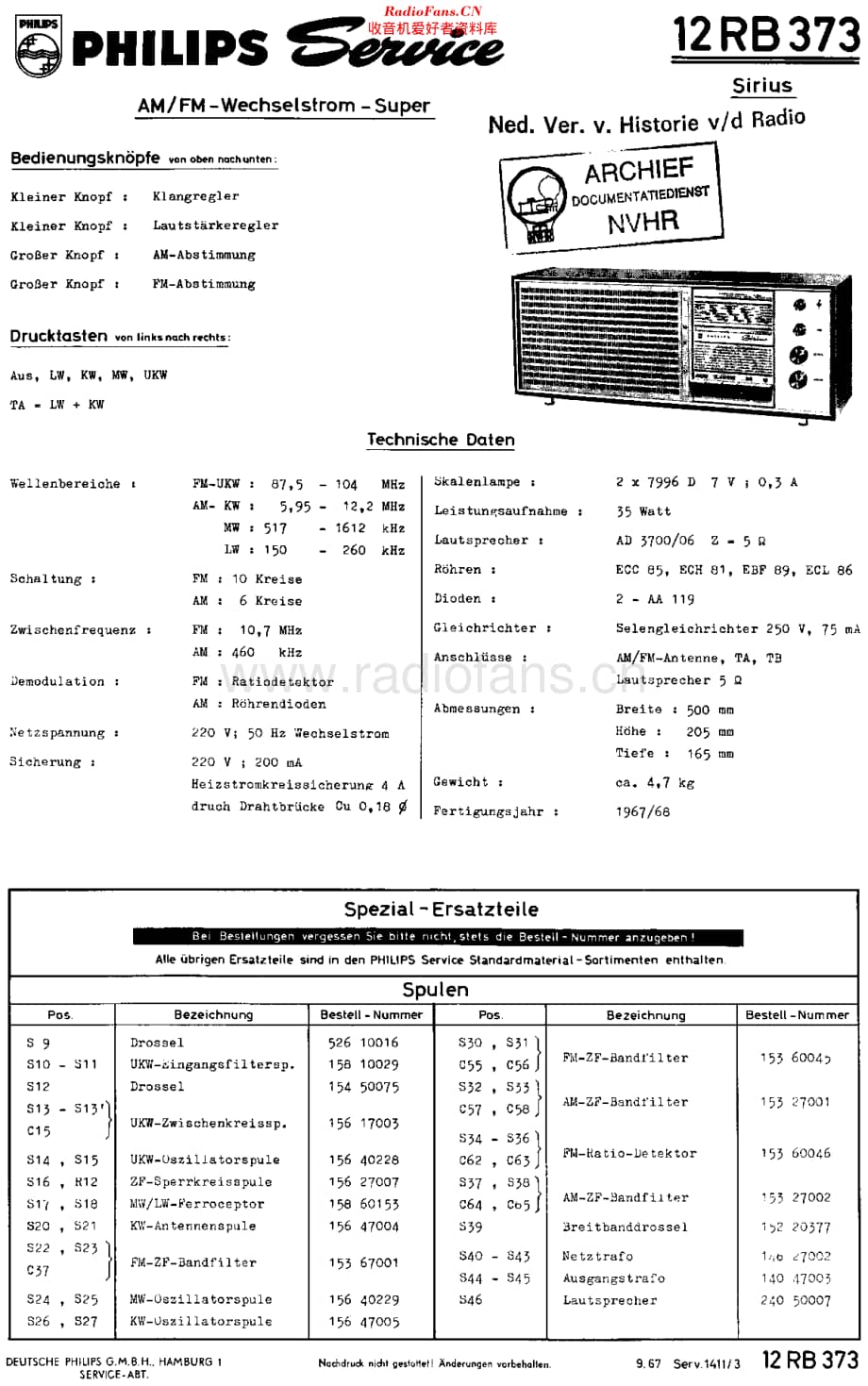 Philips_12RB373 维修电路原理图.pdf_第1页