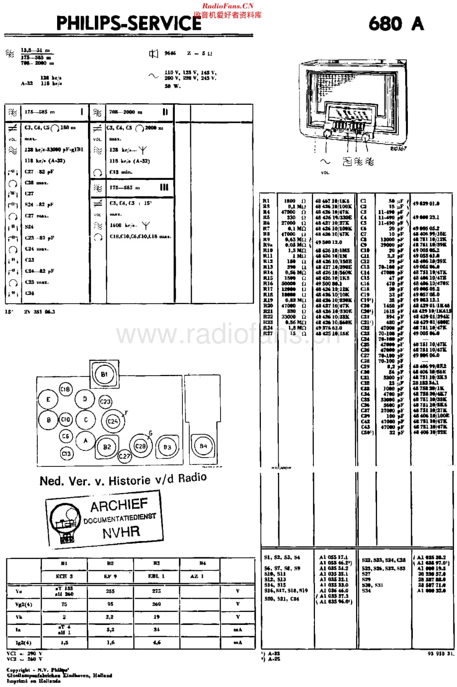 Philips_680A 维修电路原理图.pdf_第1页