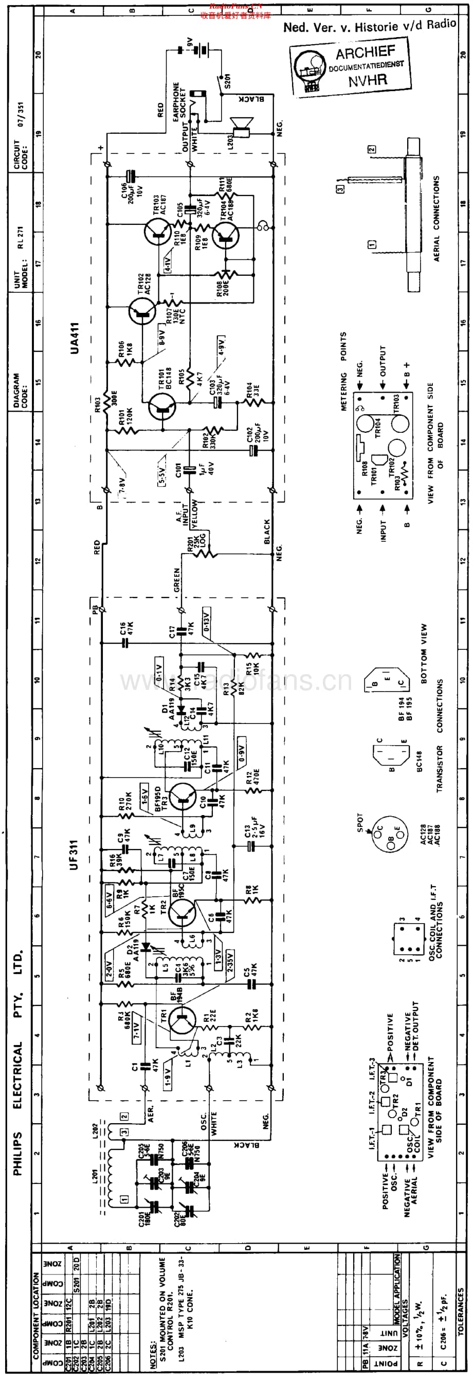 Philips_22RL271 维修电路原理图.pdf_第1页