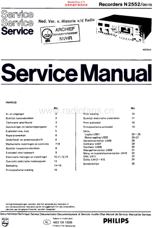 Philips_N2552维修电路原理图.pdf