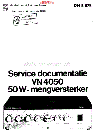 Philips_VN4050维修电路原理图.pdf