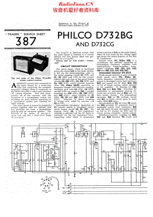 Philco_D732BG 维修电路原理图.pdf
