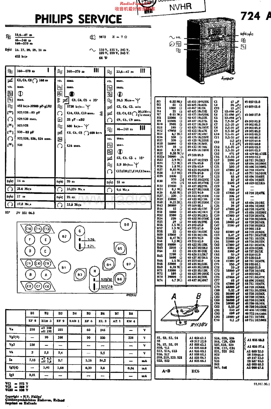 Philips_724A 维修电路原理图.pdf_第1页