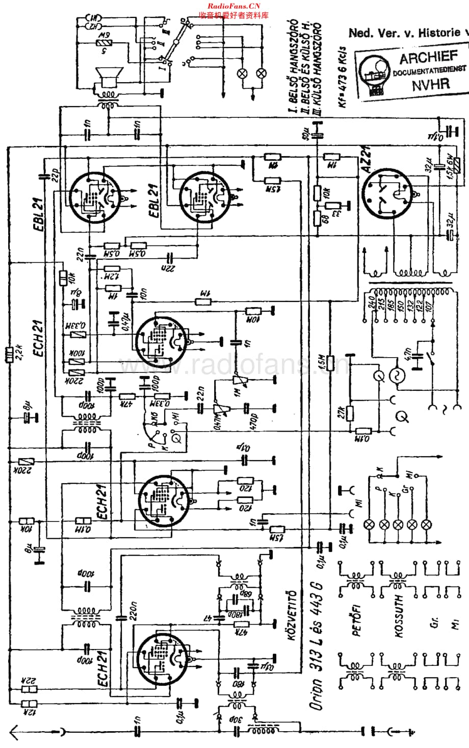 Orion_443G维修电路原理图.pdf_第1页