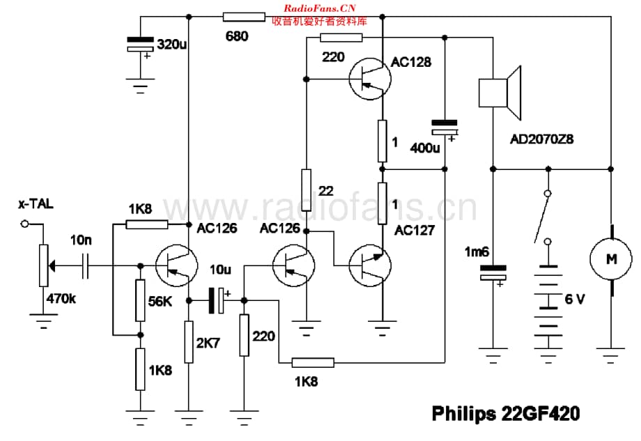 Philips_22GF420 维修电路原理图.pdf_第1页