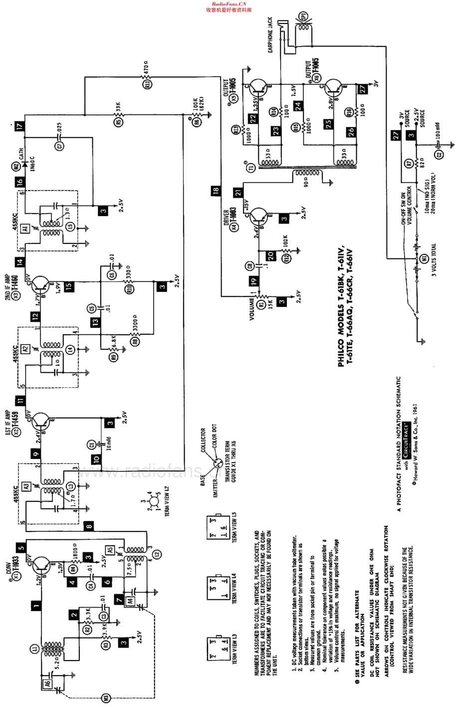 Philco_T61 维修电路原理图.pdf_第2页