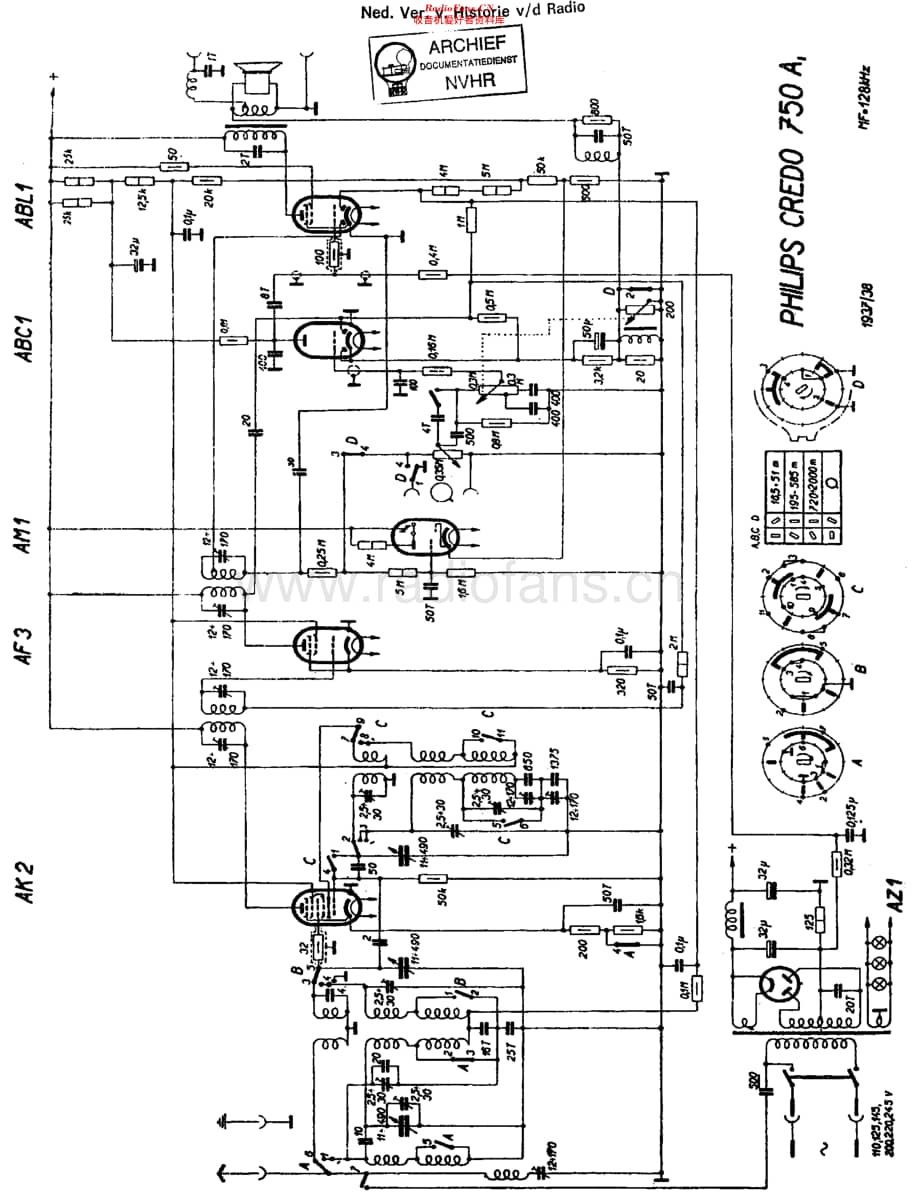 Philips_750ACredo 维修电路原理图.pdf_第1页