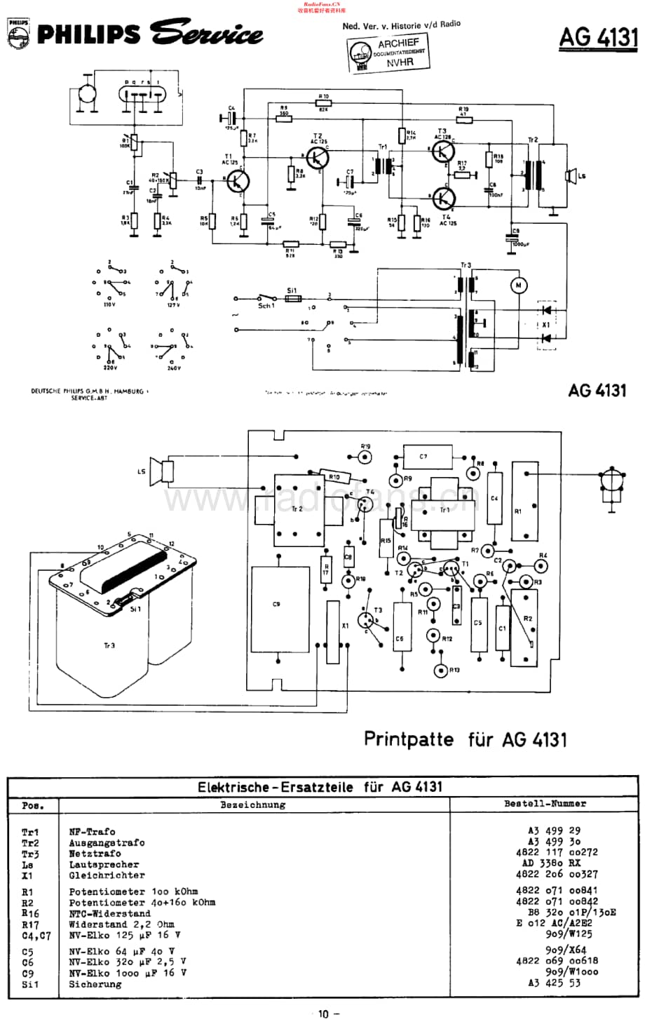 Philips_AG4131 维修电路原理图.pdf_第1页