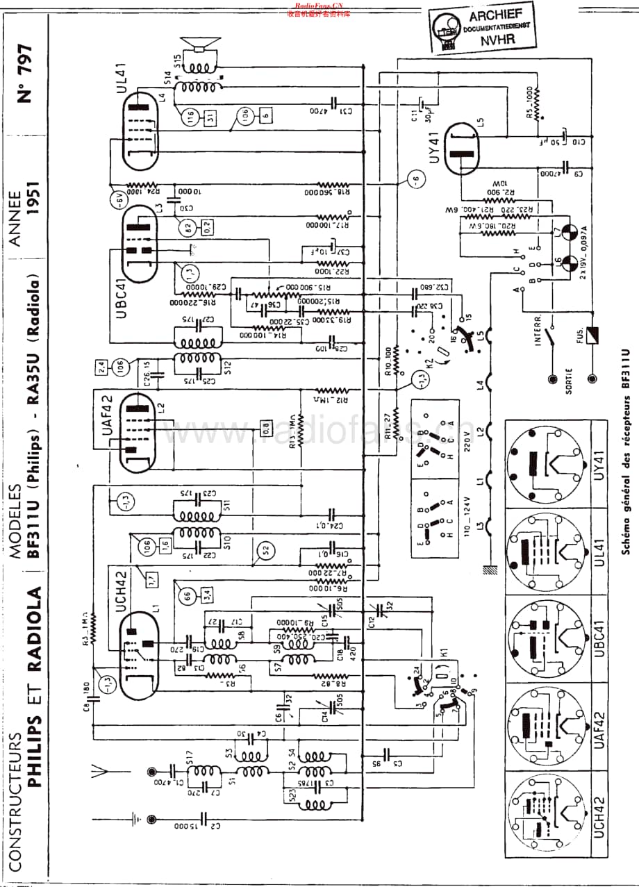 Philips_BF311U 维修电路原理图.pdf_第1页
