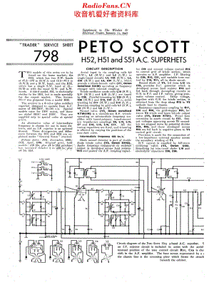 PetoScott_H52 维修电路原理图.pdf